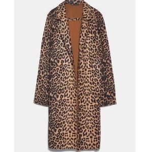 ZARA faux suede coat